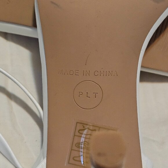 NOTB PLT Square Toe Lace Up Heeled Sandals 7 - Picture 9 of 9